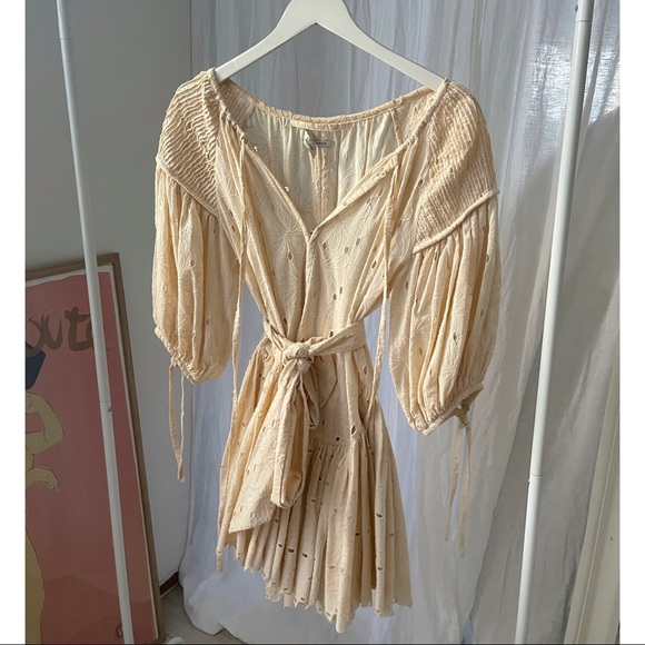 Innika Choo Dresses & Skirts - Innika Choo Floral Embroidered Mini Dress